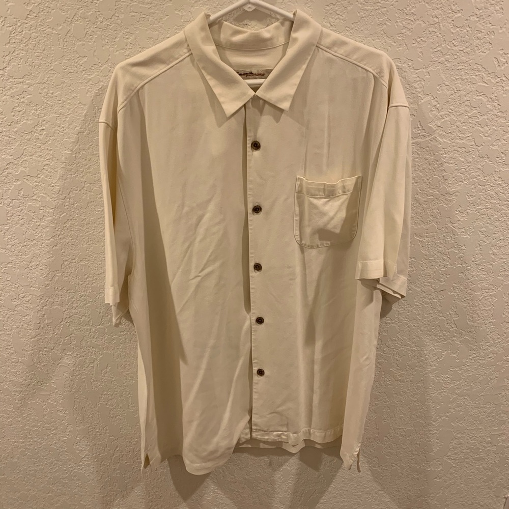 Tommy Bahama 100% Silk XL short sleeve button down